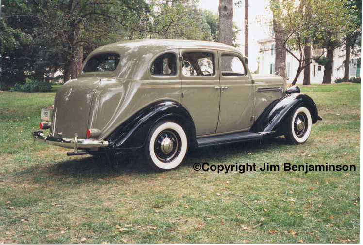 1936 Plymouth P2 touring four door sedan