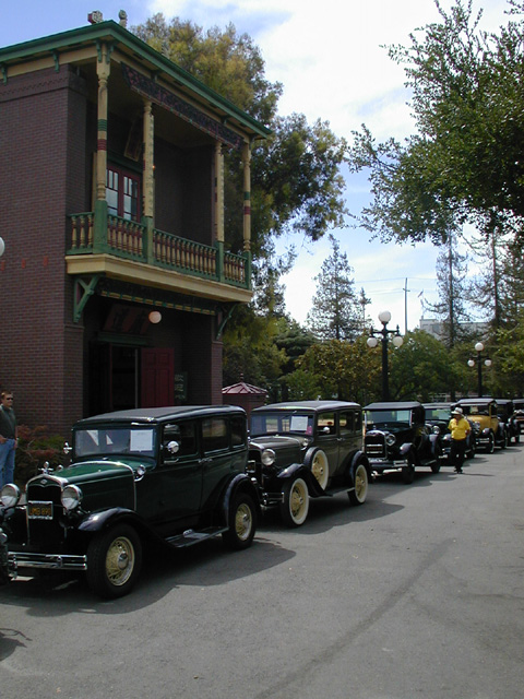 Antique Cars at the San Jose History Park