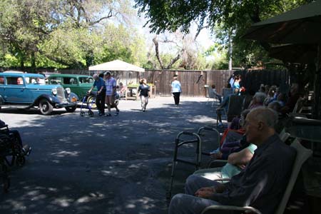 July 17, 2010 - Cars at elder care center
