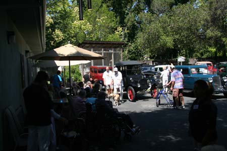 July 17, 2010 - Cars at elder care center