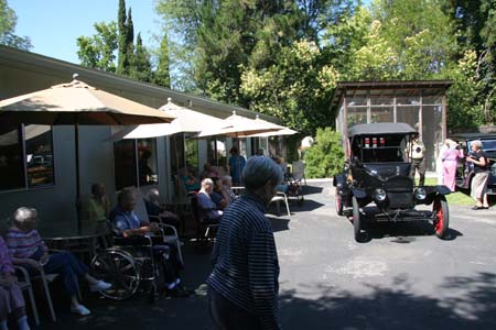 July 17, 2010 - Cars at elder care center