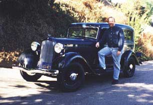 What the 1933 Plymouth
            looked like when I left L.A.