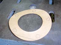 Making the gasket part 2.